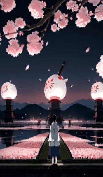 [LINE着せ替え] 桜花繚乱 #EFKaL15。の画像1