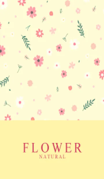 [LINE着せ替え] FLOWER YELLOW - NATURAL 63の画像1