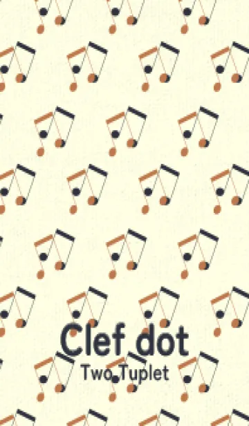 [LINE着せ替え] 2連符柄  駱駝色の画像1