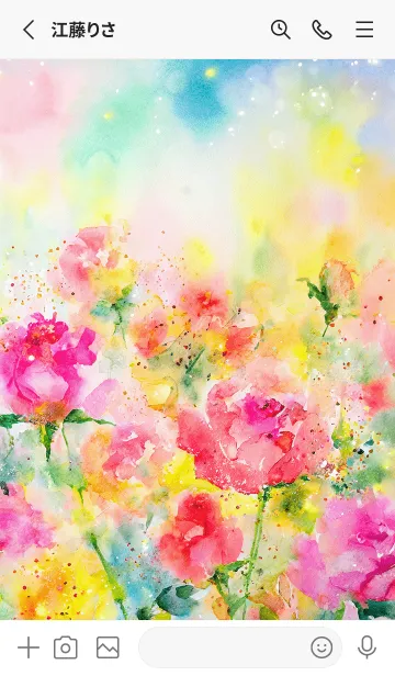 [LINE着せ替え] 薔薇(バラ)の花の着せかえ(R3796)の画像2