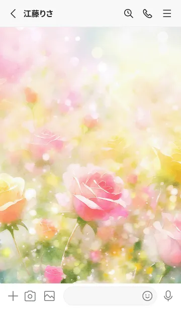 [LINE着せ替え] 薔薇(バラ)の花の着せかえ(R3798)の画像2