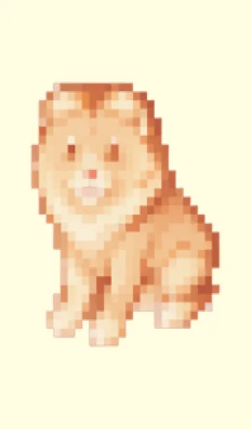 [LINE着せ替え] ラオオンのドット絵のきせかえ Brown 05の画像1