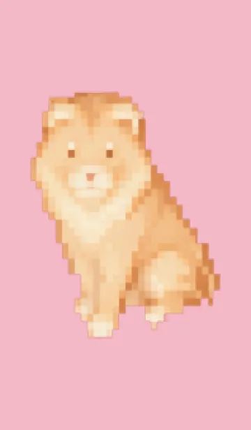 [LINE着せ替え] ラオオンのドット絵のきせかえ Pink 05の画像1