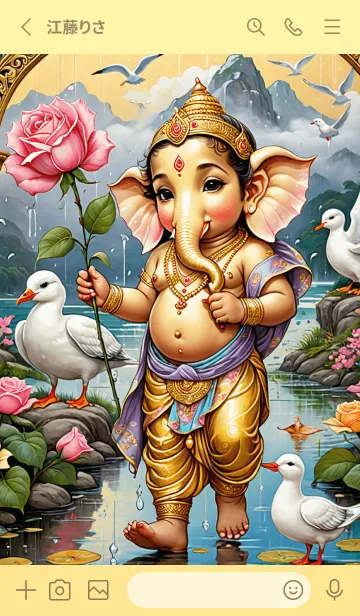 [LINE着せ替え] Ganesha For Rich _Theme (JP)の画像2