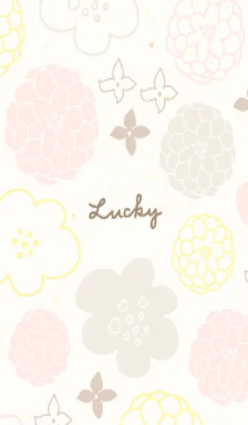 [LINE着せ替え] 北欧風 鞠 花22の画像1