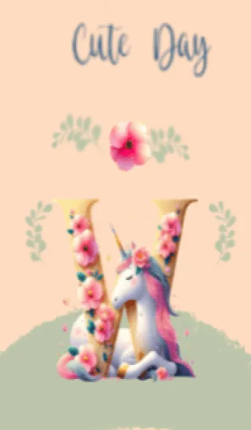 [LINE着せ替え] Cute Unicorn Dayの画像1