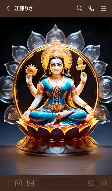 [LINE着せ替え] Laxmi ダークテーマ、カラフルな色 17の画像2