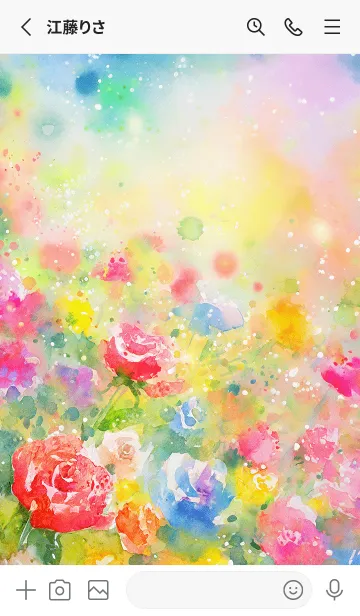 [LINE着せ替え] 薔薇(バラ)の花の着せかえ(R3807)の画像2