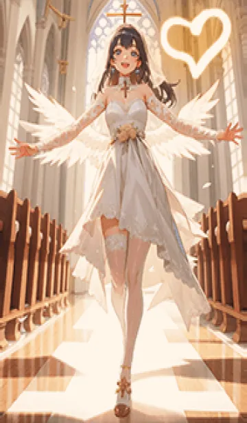 [LINE着せ替え] 美少女～女神の婚約 1.1.1の画像1