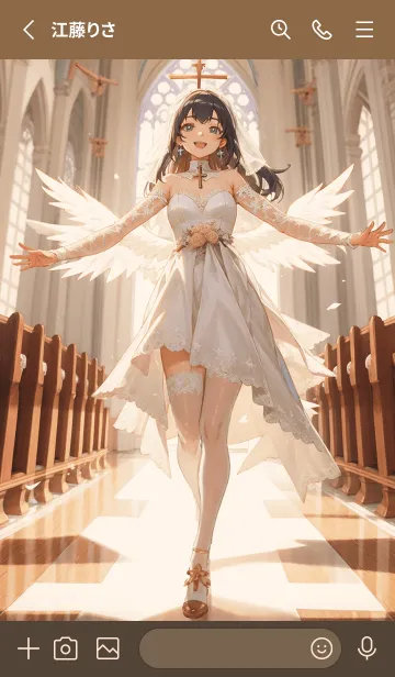 [LINE着せ替え] 美少女～女神の婚約 1.1.1の画像2