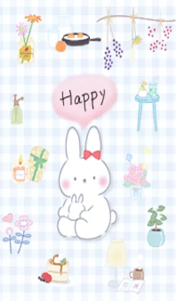 [LINE着せ替え] ブルー 幸せなひと時12_1の画像1