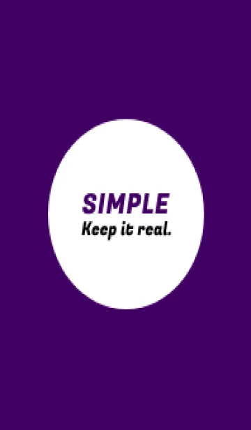 [LINE着せ替え] シンプル -Keep it real.- 2の画像1