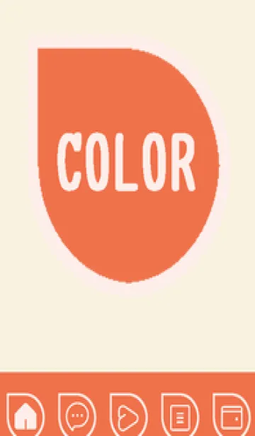 [LINE着せ替え] red color J60の画像1