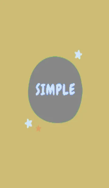 [LINE着せ替え] シンプル カラー スター 215の画像1