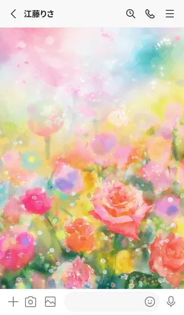 [LINE着せ替え] 薔薇(バラ)の花の着せかえ(R3801)の画像2