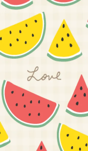 [LINE着せ替え] 大きいスイカ2の画像1