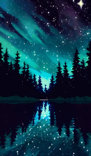 [LINE着せ替え] 綺麗な星空の夜景着せかえ#861の画像1