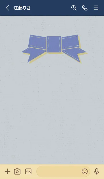 [LINE着せ替え] リボンのきせかえ 惑星の画像2