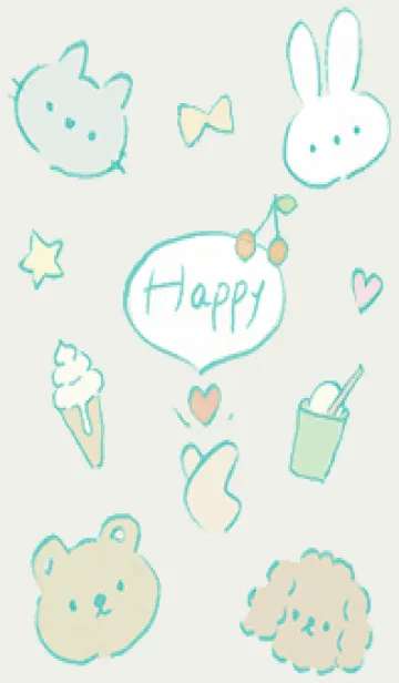 [LINE着せ替え] green フリースタイル06_1の画像1