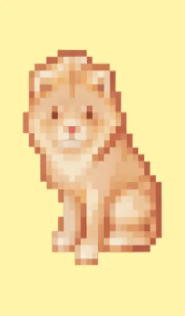 [LINE着せ替え] ラオオンのドット絵のきせかえ Yellow 05の画像1