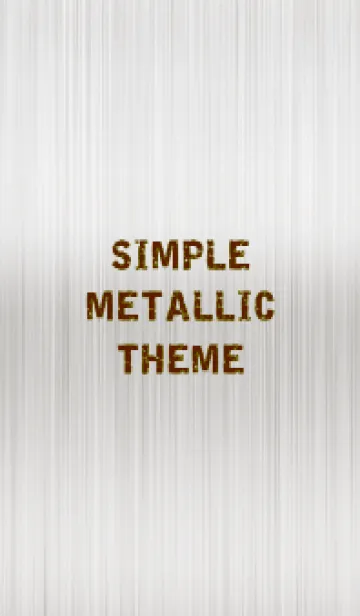 [LINE着せ替え] シンプル メタリック 3の画像1