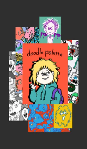 [LINE着せ替え] doodle paletteの画像1
