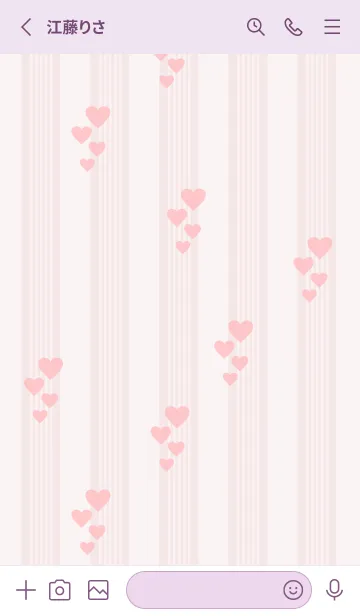 [LINE着せ替え] ハート 舞う19の画像2