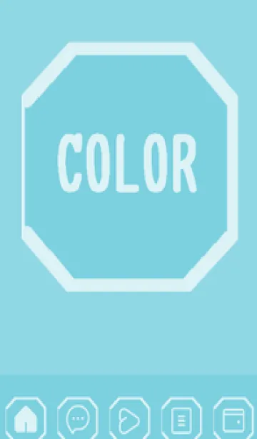 [LINE着せ替え] green color K116の画像1