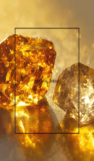 [LINE着せ替え] クリスタルテーマ - シトリン - BK 002の画像1