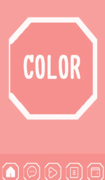 [LINE着せ替え] red color K56の画像1