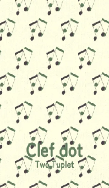 [LINE着せ替え] 2連符柄  チャコールグレイの画像1