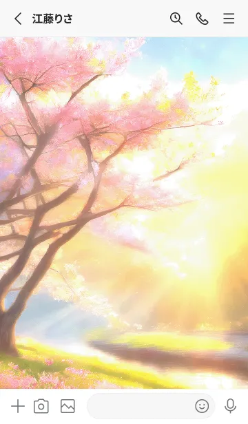 [LINE着せ替え] 優美な春の風景の着せかえ(Spring-512)の画像2