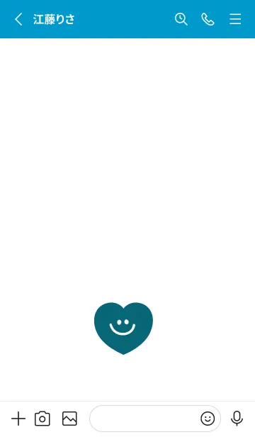 [LINE着せ替え] ハート スマイル /14の画像2