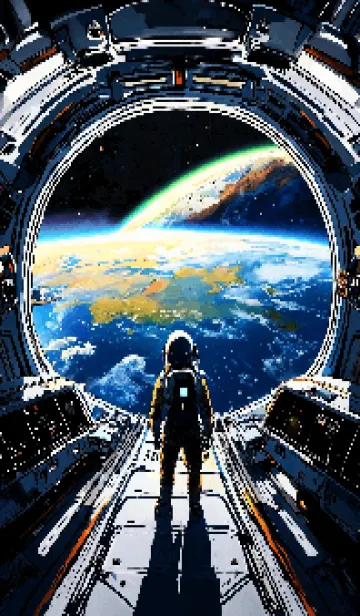 [LINE着せ替え] 宇宙船冒険 2の画像1