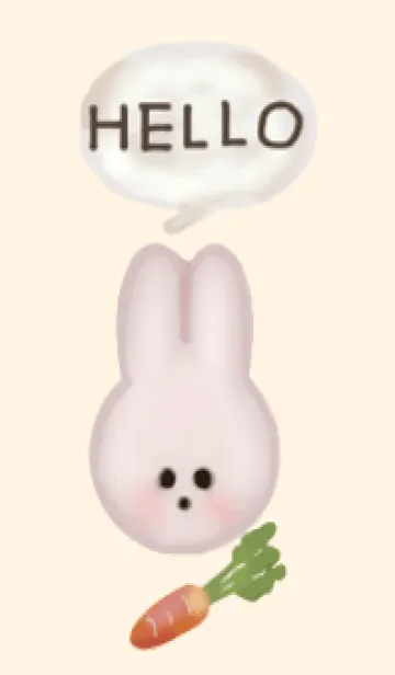 [LINE着せ替え] 絵本みたいな うさぎ 着せ替えの画像1