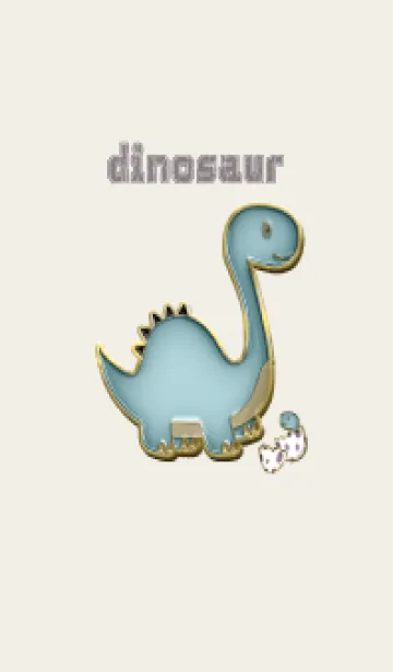 [LINE着せ替え] dinosaur Enamel Pin 9の画像1