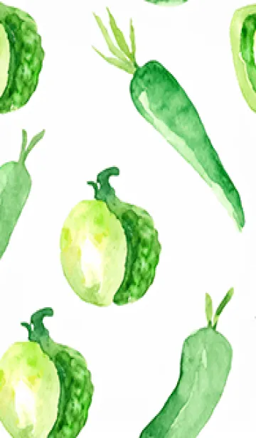 [LINE着せ替え] 【シンプル】お野菜の着せかえ#630の画像1