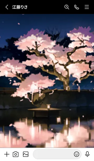 [LINE着せ替え] 桜花繚乱 #EHHE624。の画像2