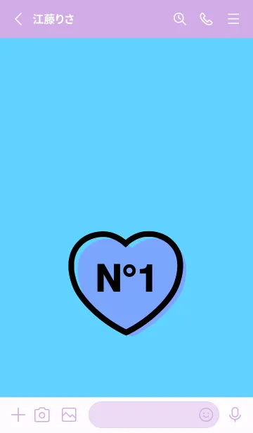 [LINE着せ替え] NO.1 ハート 39の画像2