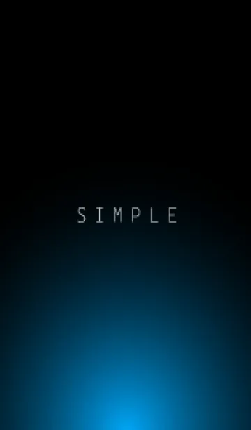 [LINE着せ替え] Simple Light-COOL BLACK 2の画像1