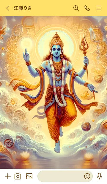 [LINE着せ替え] ヴィシュヌ神はあなたにすべてを与えます21の画像2