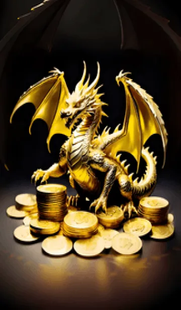 [LINE着せ替え] ゴールデンドラゴン、お金と権力 41の画像1