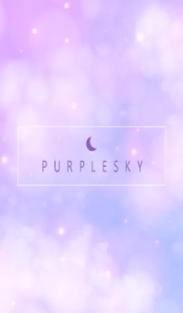 [LINE着せ替え] Cloud Purple Sky-STAR 7の画像1