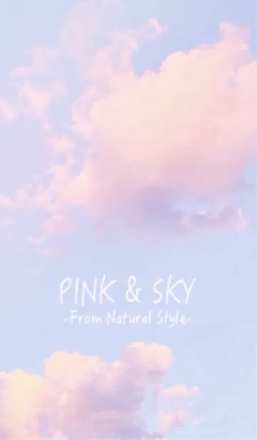 [LINE着せ替え] PINK＆SKY 22 ／ナチュラルスタイルの画像1