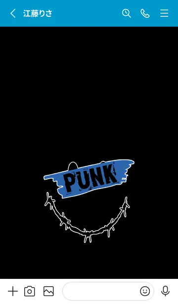 [LINE着せ替え] パンク スマイル 46の画像2