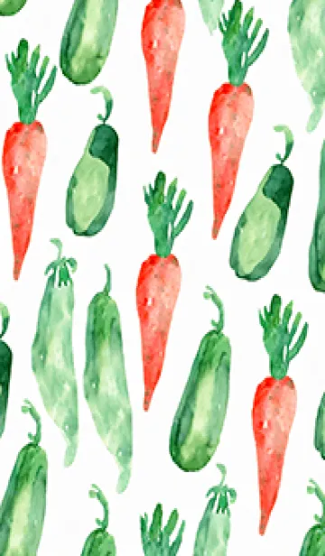 [LINE着せ替え] 【シンプル】お野菜の着せかえ#637の画像1