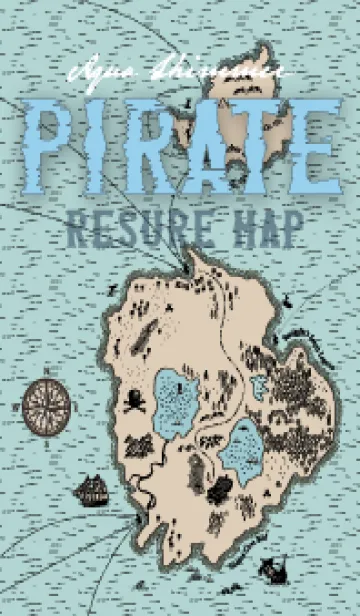 [LINE着せ替え] パイレーツ - 海賊の宝の地図 アクアの画像1