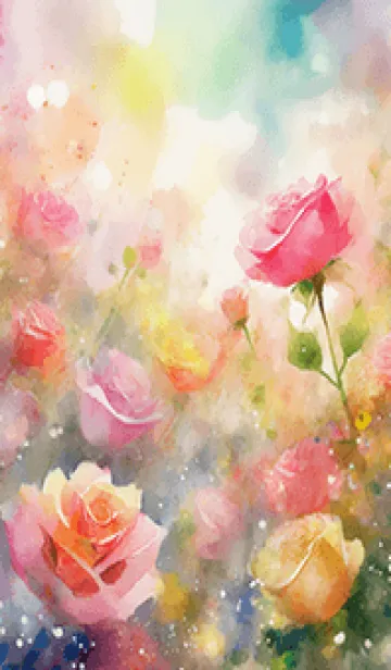 [LINE着せ替え] 薔薇(バラ)の花の着せかえ(R3839)の画像1