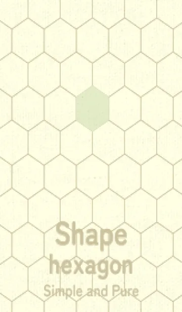 [LINE着せ替え] 六角形のきせかえ ティーグリーンの画像1
