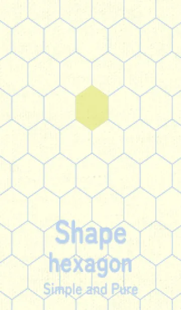 [LINE着せ替え] 六角形のきせかえ ブールジョンの画像1